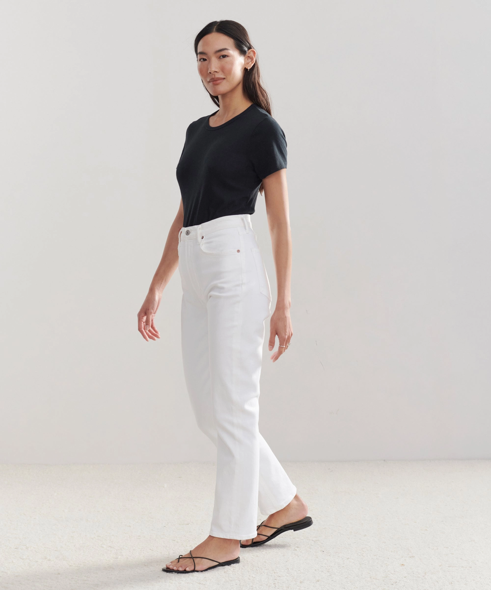 High Rise Stovepipe Jean MultiPocketDesign Casual Vibe