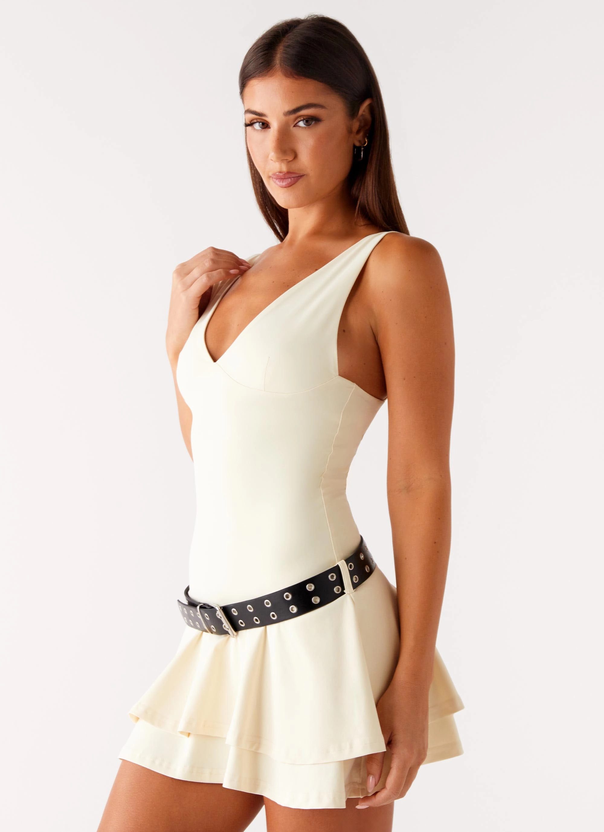 Gold Coast Mini Dress - Yellow Profile Enhancer