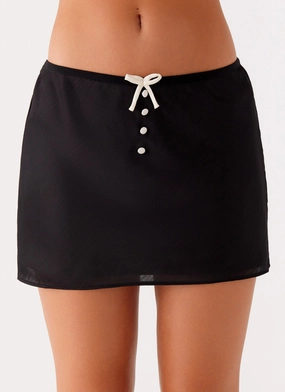 Stay Flexible Dynamic Flex Panels Justice Mini Skirt - Black