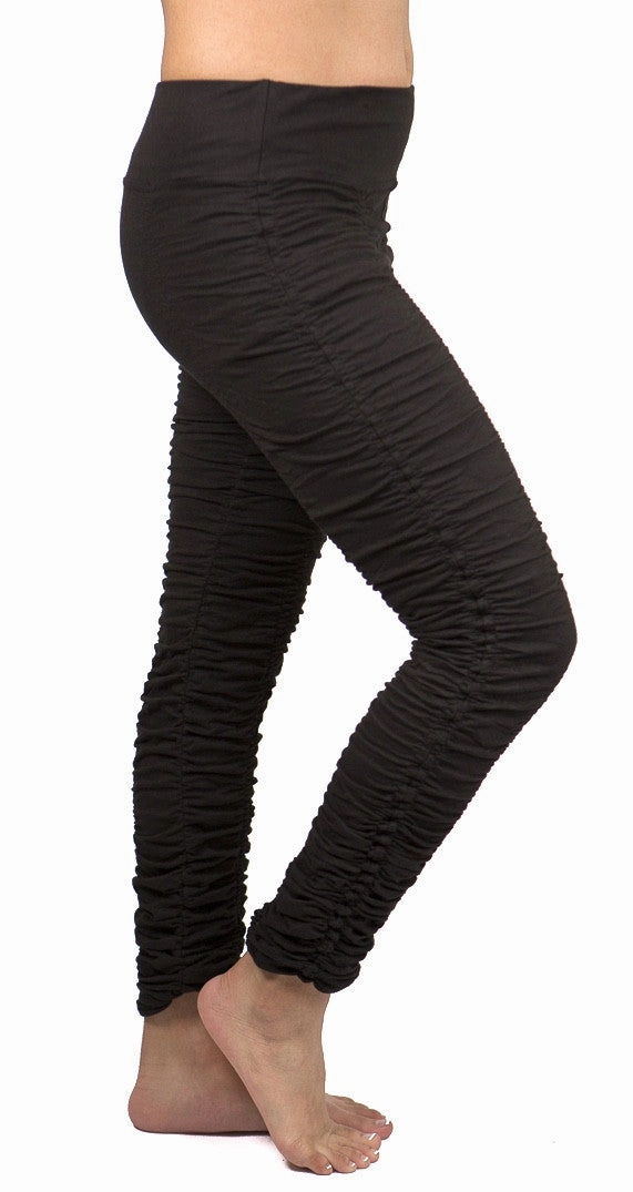 Ruched Leggings SeamlessConstruction Belt loops