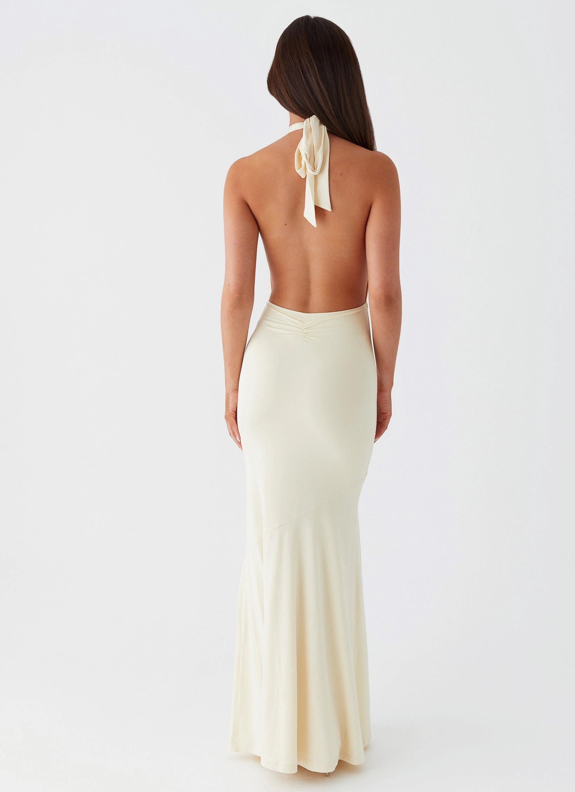 Eliza Rose Maxi Dress - Yellow Airy Fabric