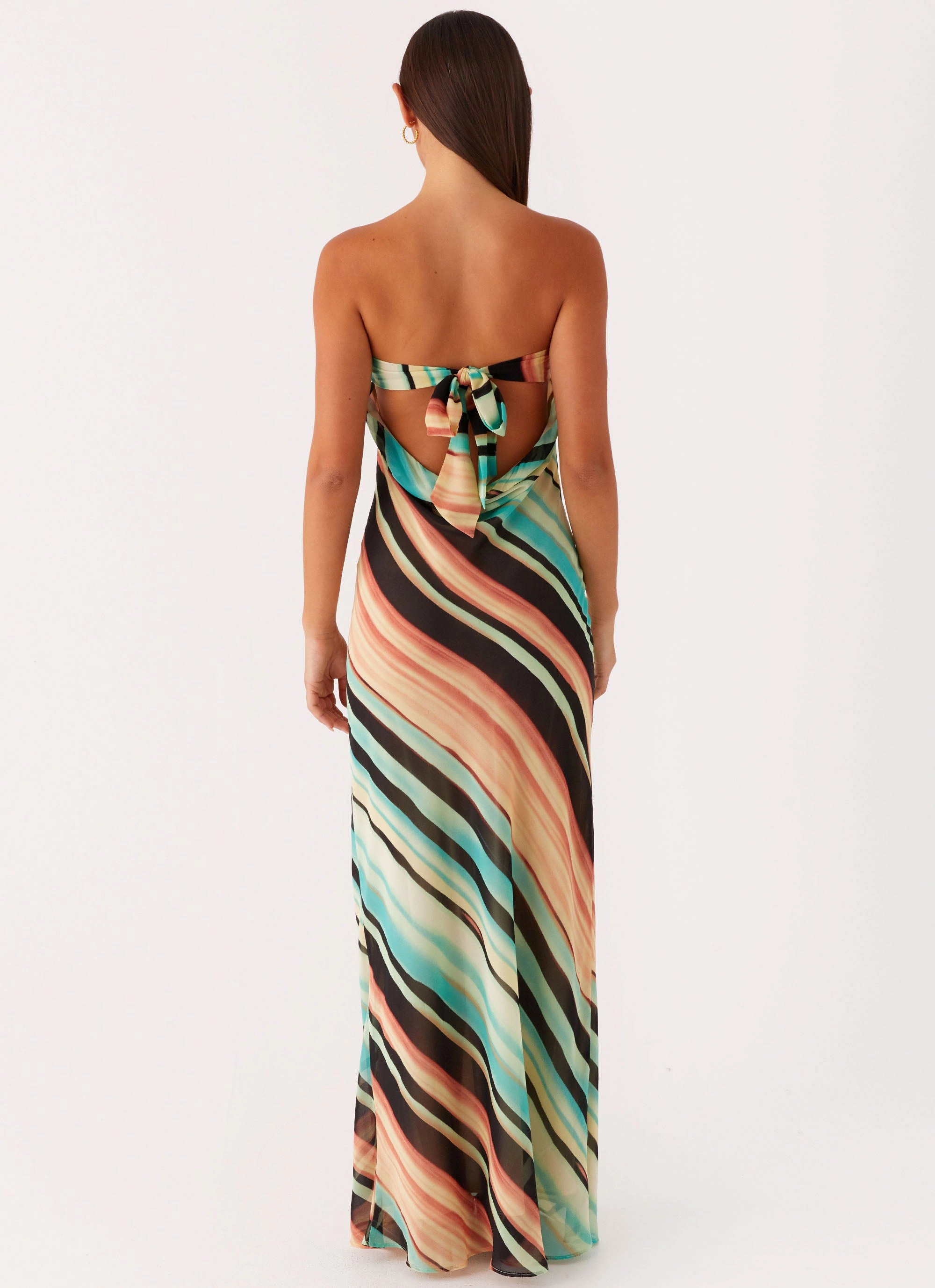 Como Maxi Dress - Stripe Perfect Style Wear Kind Light
