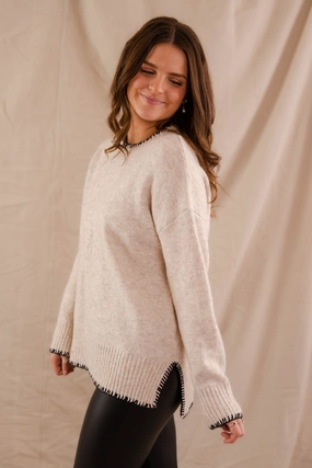 Fly Me To London Sweater Raglan Sleeve Ventilated Side Panels