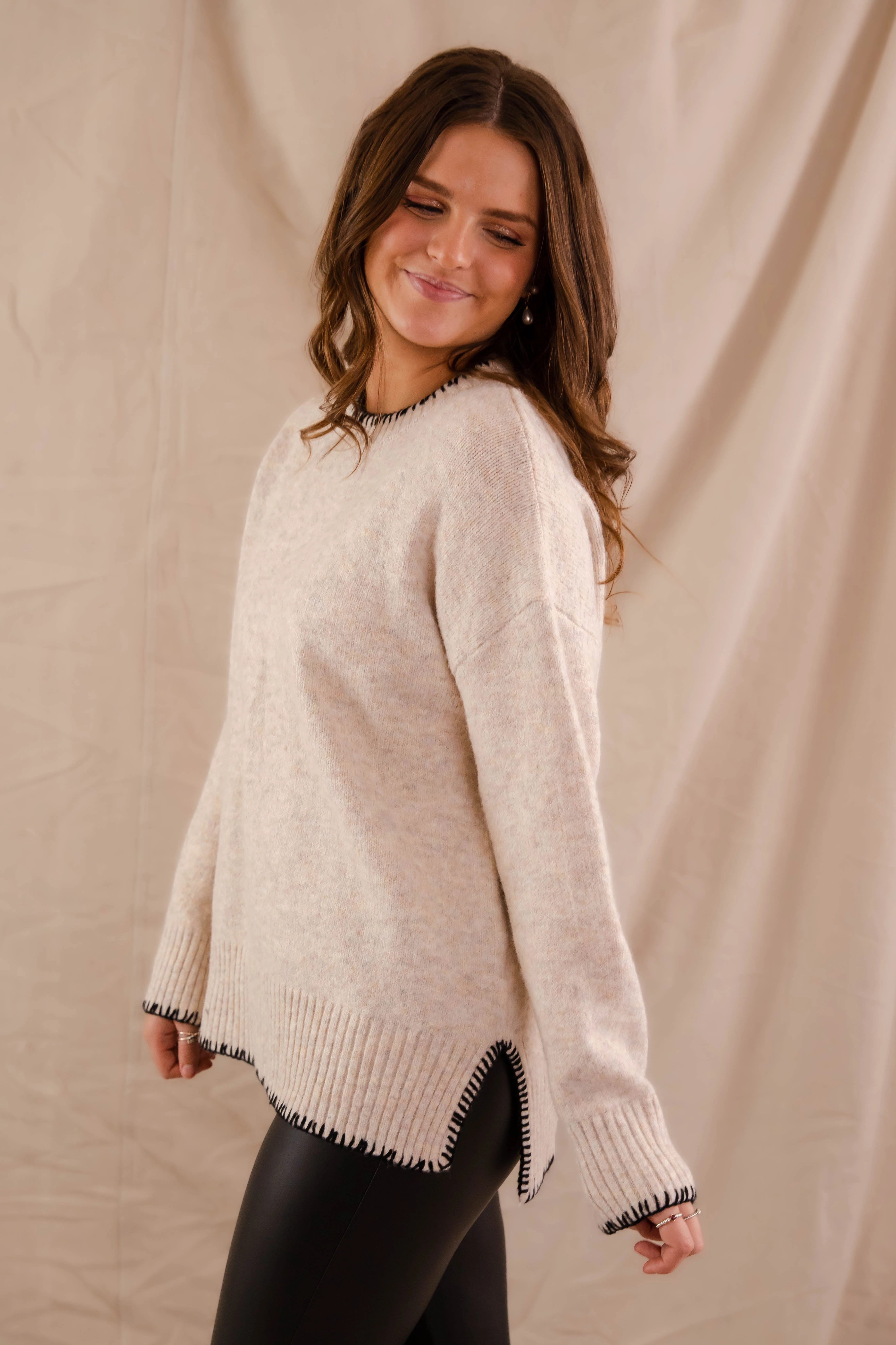 Fly Me To London Sweater Raglan Sleeve Ventilated Side Panels
