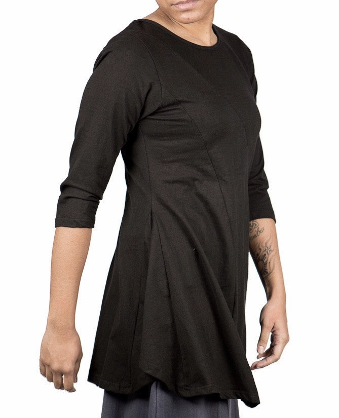 LowMaintenance Fabric WrinkleFree Weaving Mermaid Top CL