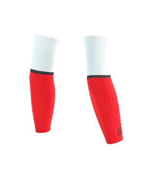 Compressport | ArmForce Ultralight | White / Fluo Red
