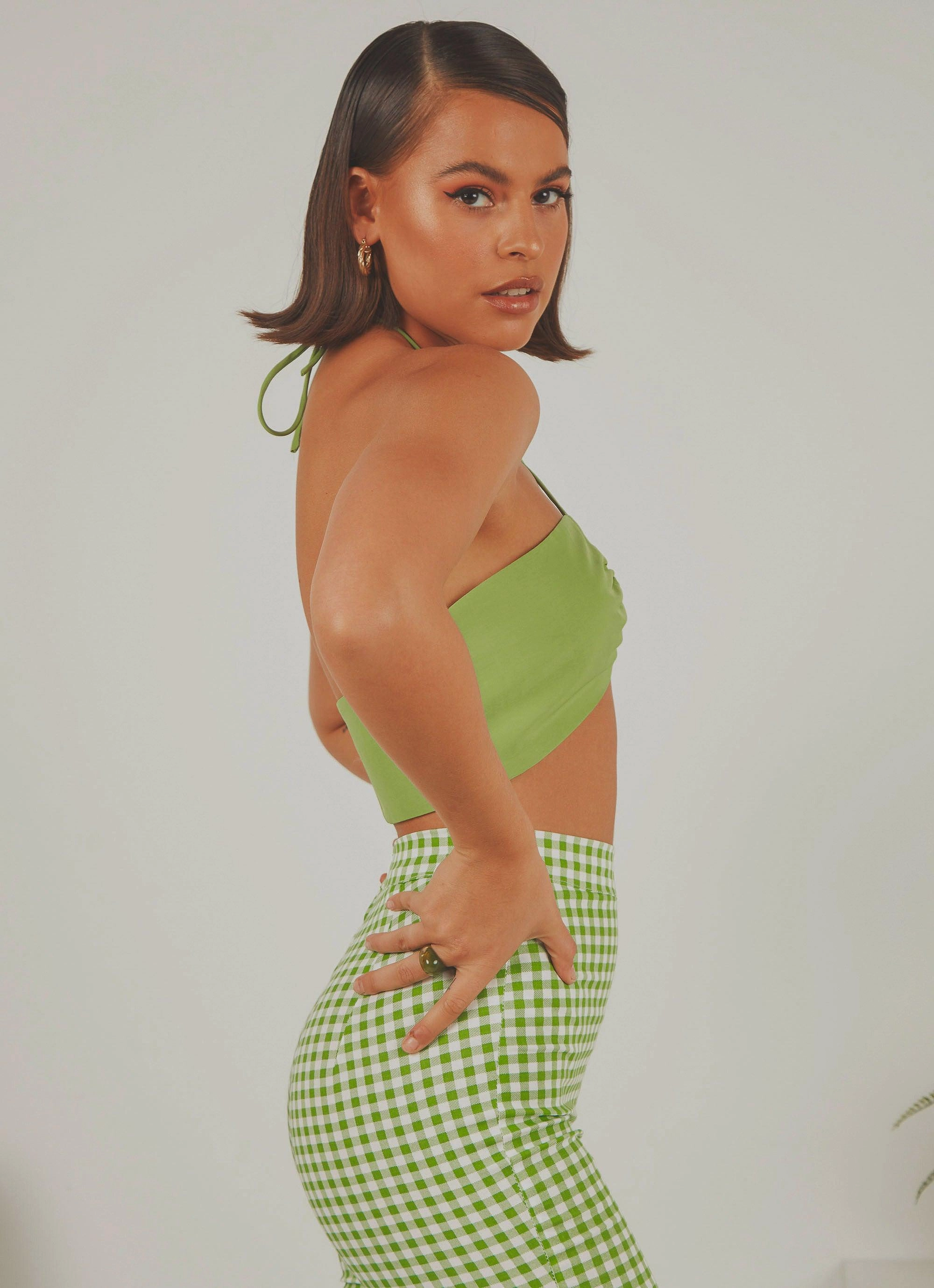 Angel Like You Crop - Lime Softened Edges
