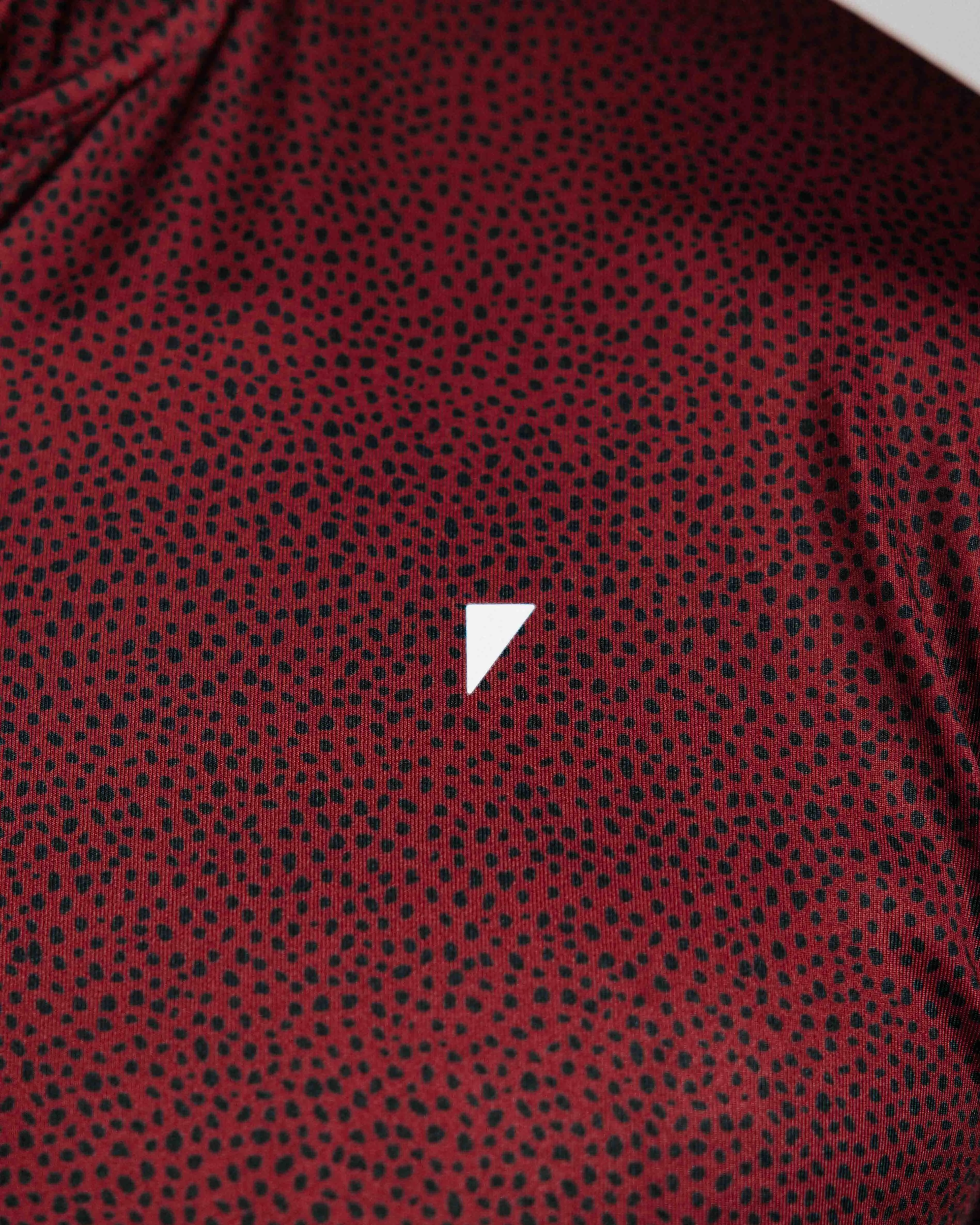 Maroon Pebble Blade Polo Microfiber Material summer look