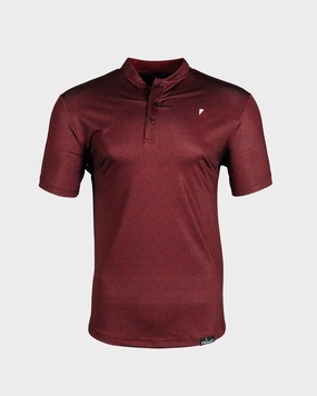 QuickDry Technology Sporty Sweatshirt Maroon Pebble Blade Polo