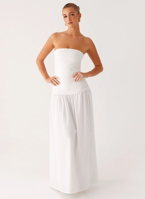 Sheer Element Tyrah Maxi Dress - White