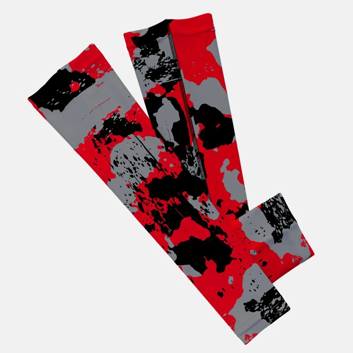Corrosive Gray Black Red Kids Arm Sleeve