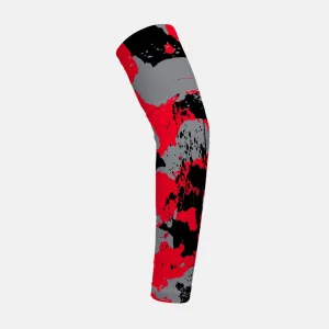 Corrosive Gray Black Red Kids Arm Sleeve