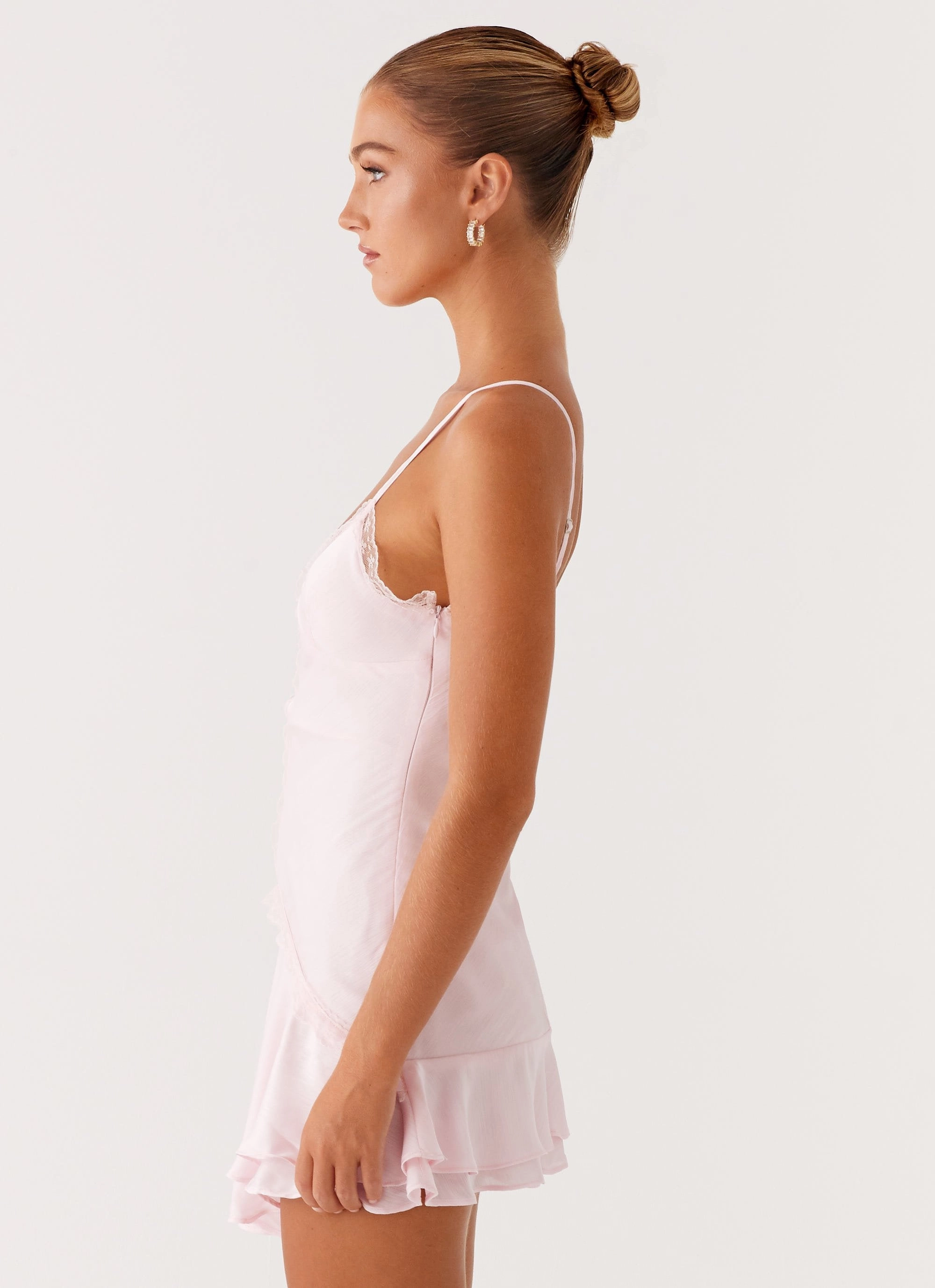 Sophisticated and Relaxed Roya Mini Dress - Pink