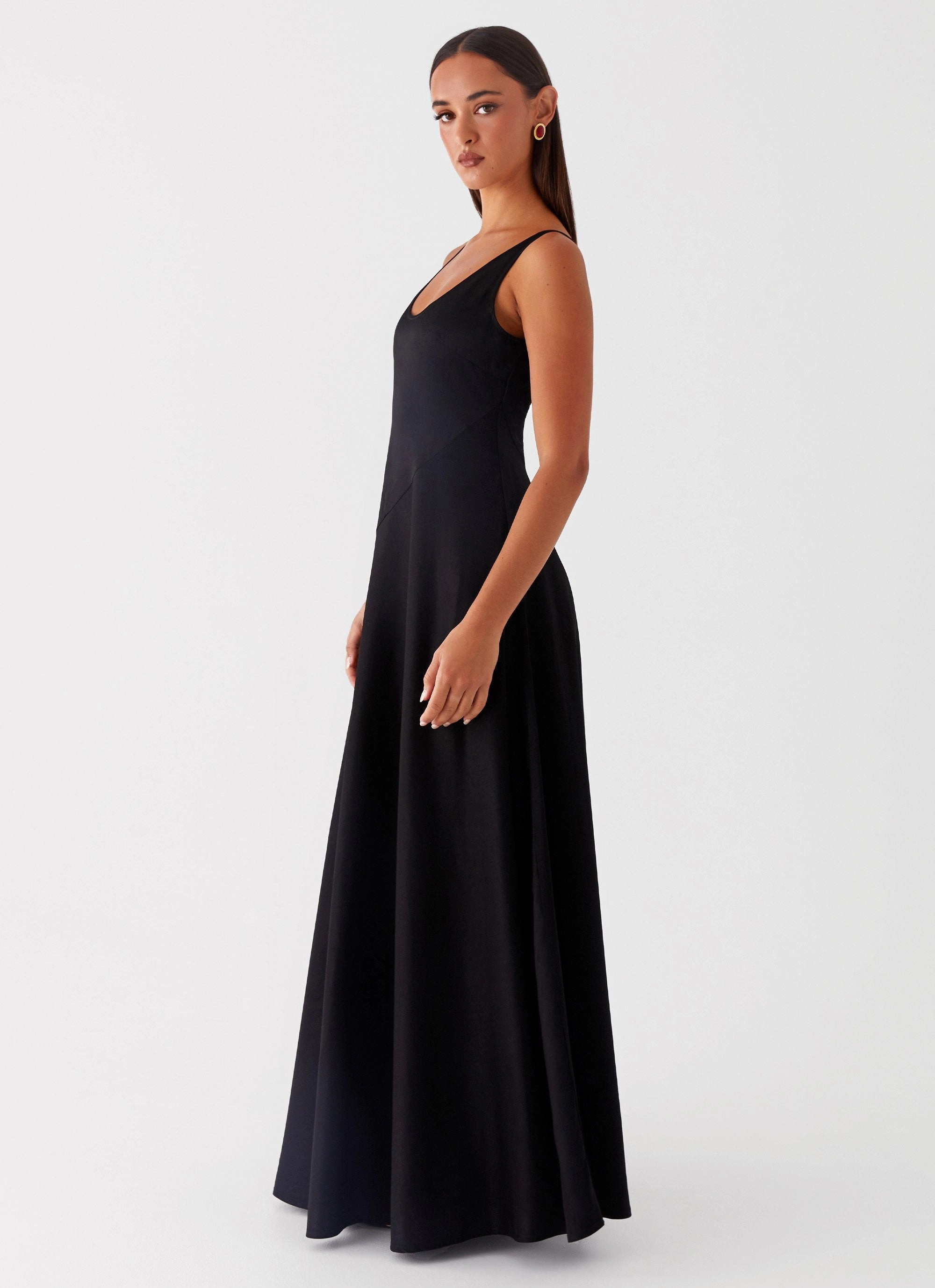 Cruise-Wear Cosma Maxi Dress - Black
