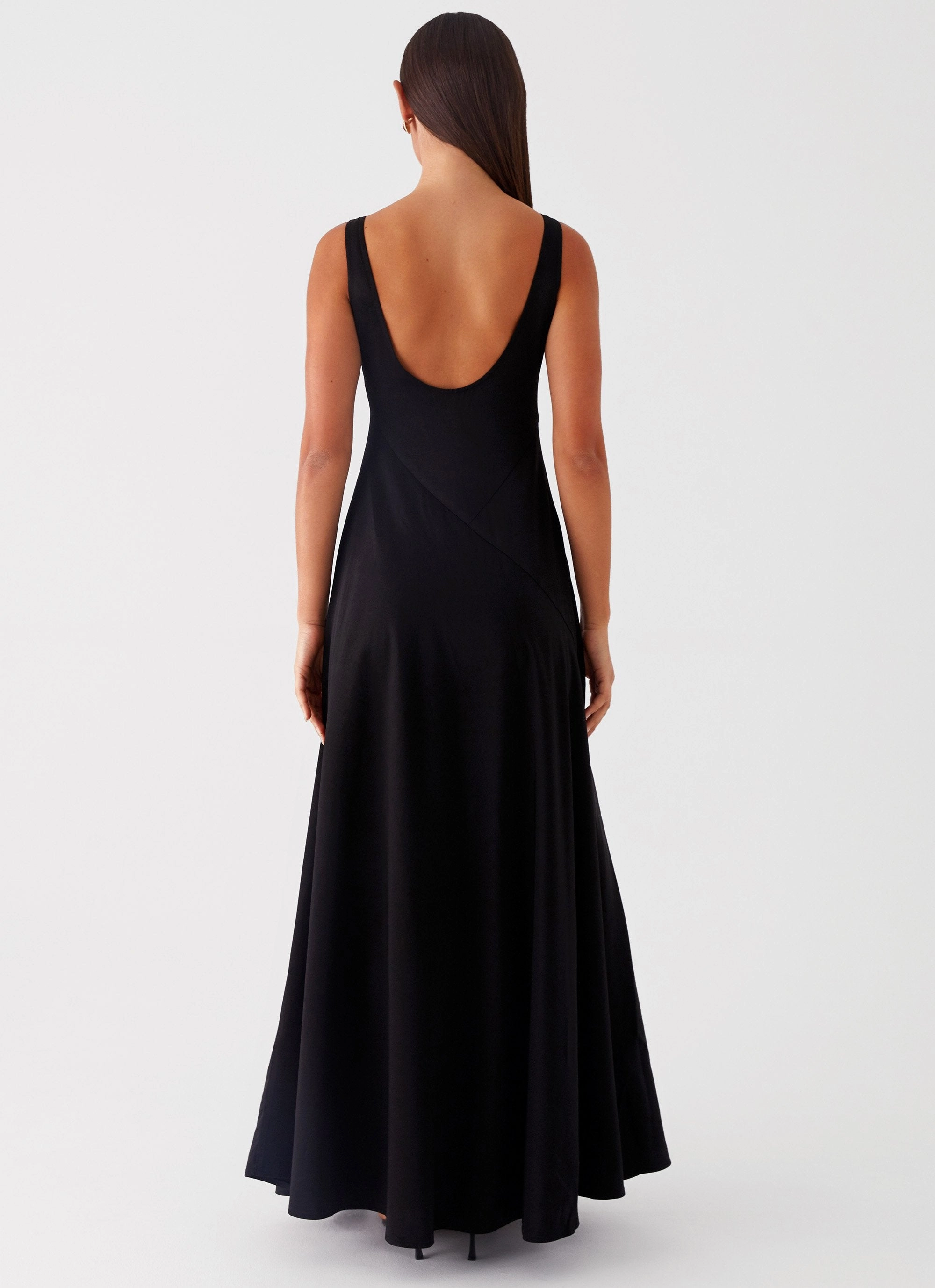 Cosma Maxi Dress - Black Street Flex Casual event dress