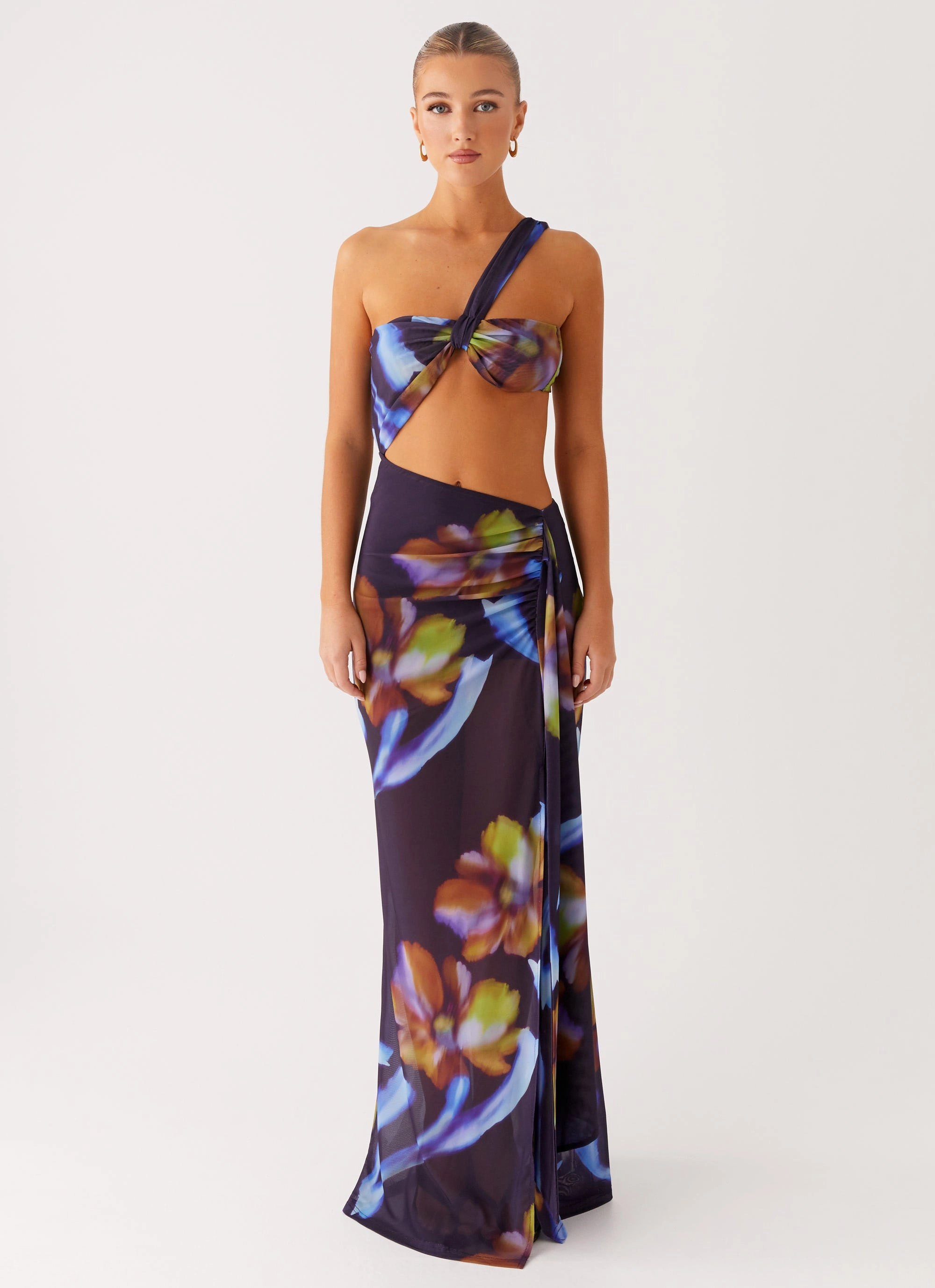 Classic Movement Costa Rica Maxi Dress - Dark Floral