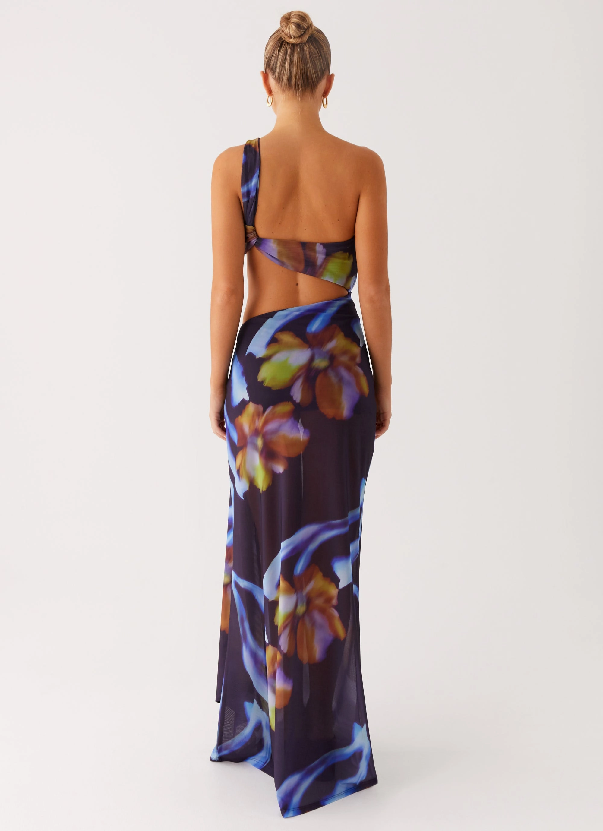 Costa Rica Maxi Dress - Dark Floral Field Fresh