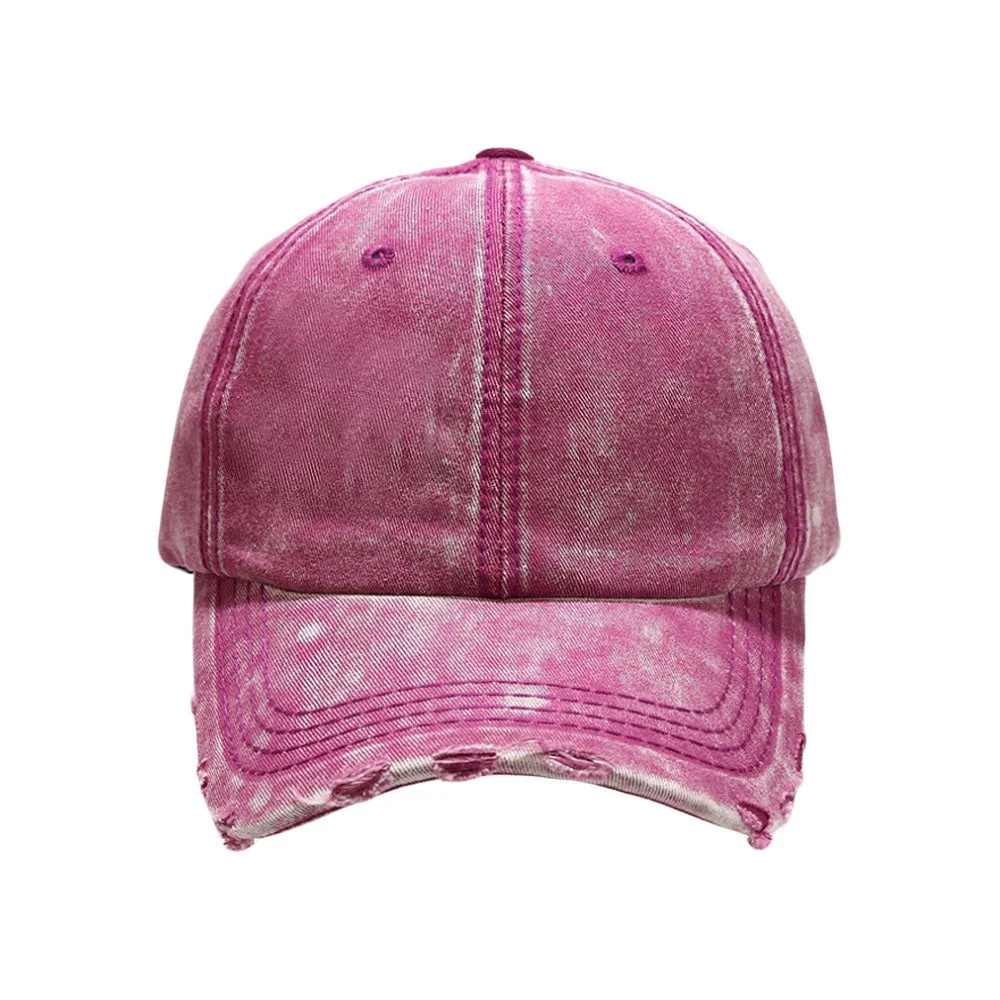 Cotton Vintage Washed Cotton Baseball Cap Low Profile Sports Cap Adjustable Dad Hat YZ10154