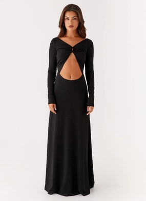 Casual Core Peru Maxi Dress - Black