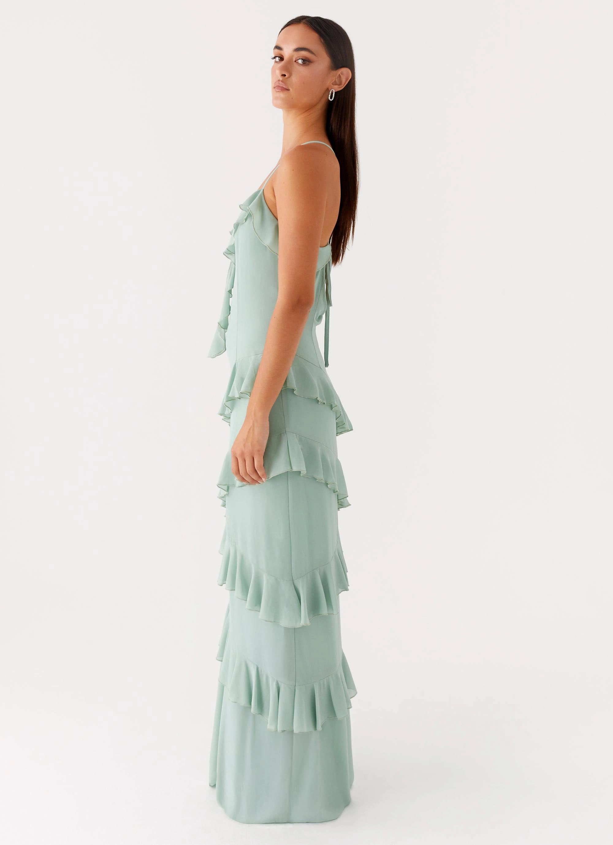 Country Club Maxi Dress - Sage Birthday-Celebration