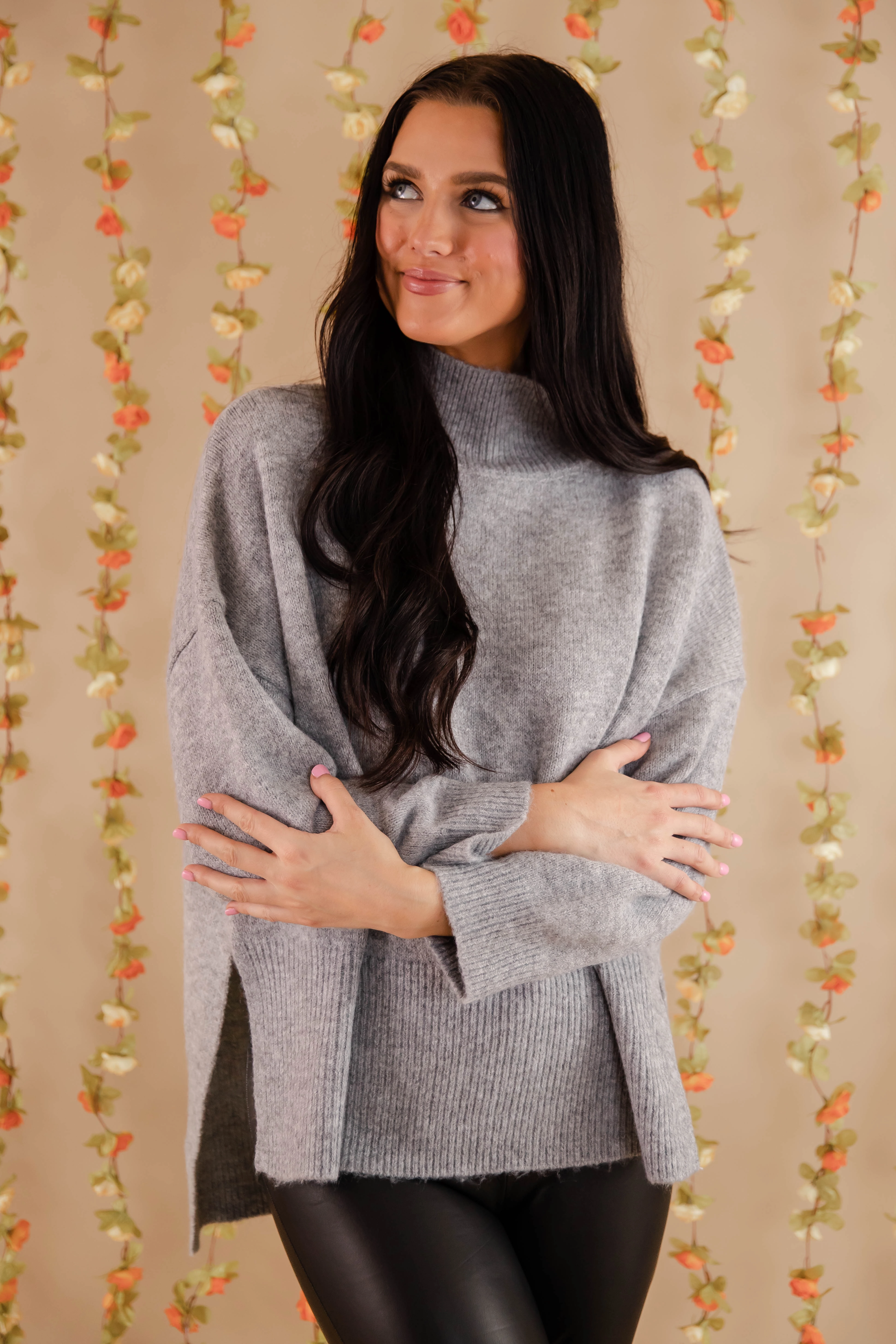 Cozy Activities Sweater-Grey AllClimateAdaptive Seamless construction