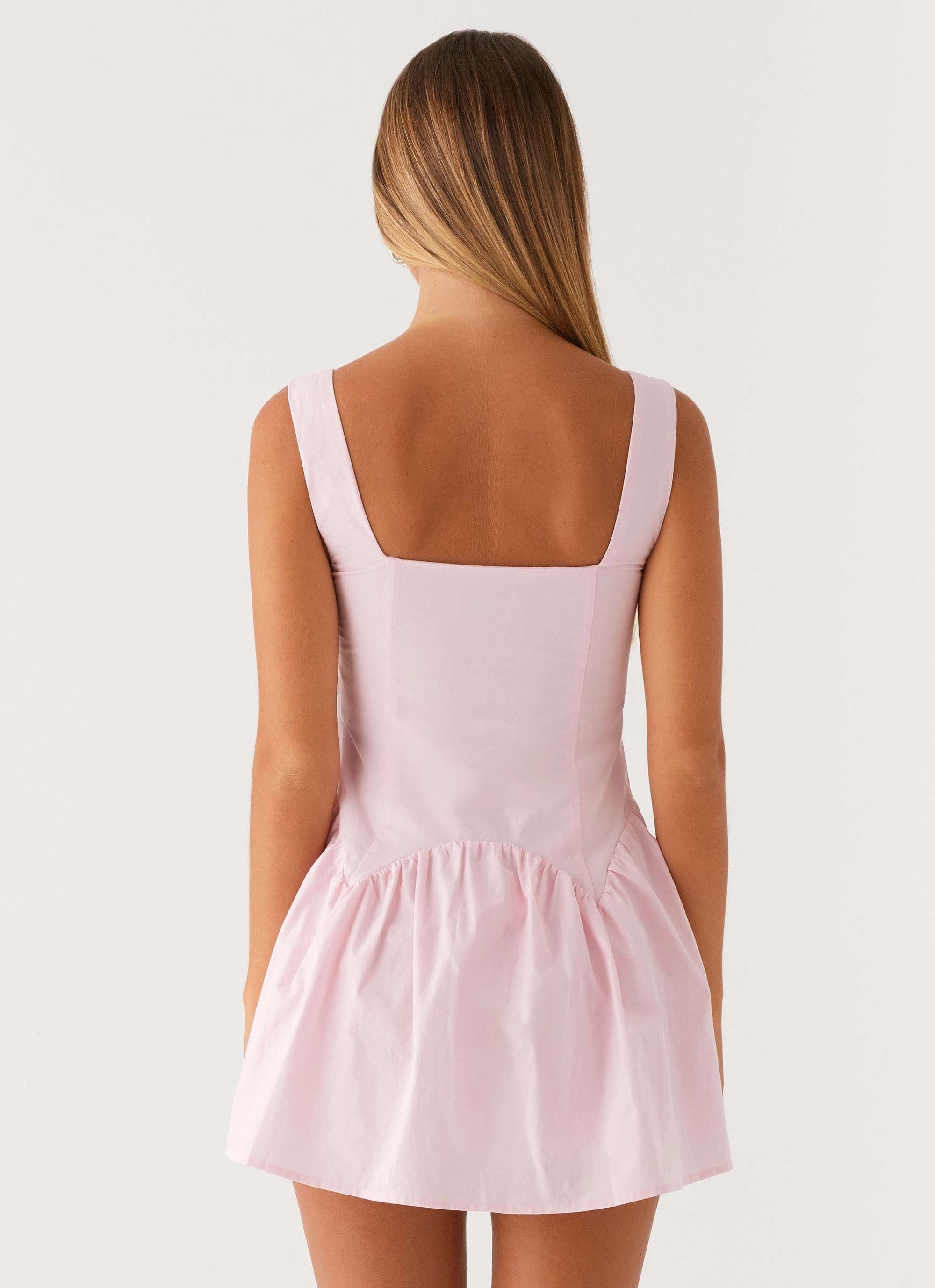 Genie Mini Dress - Pink Calm Silhouette