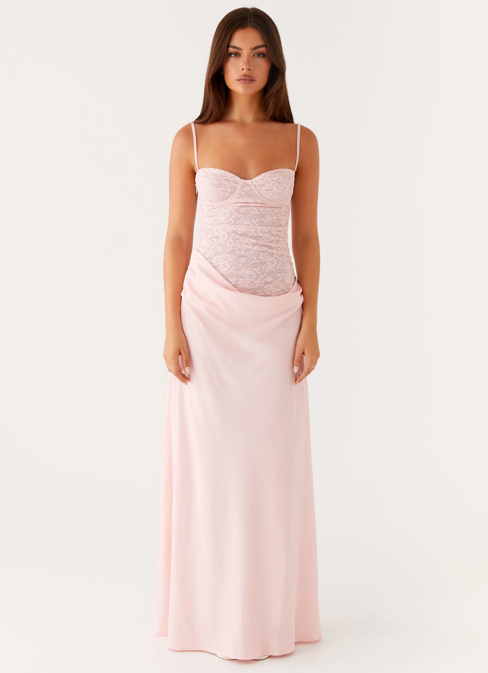 Romy Maxi Dress - Pink Bold Statement Modest Look