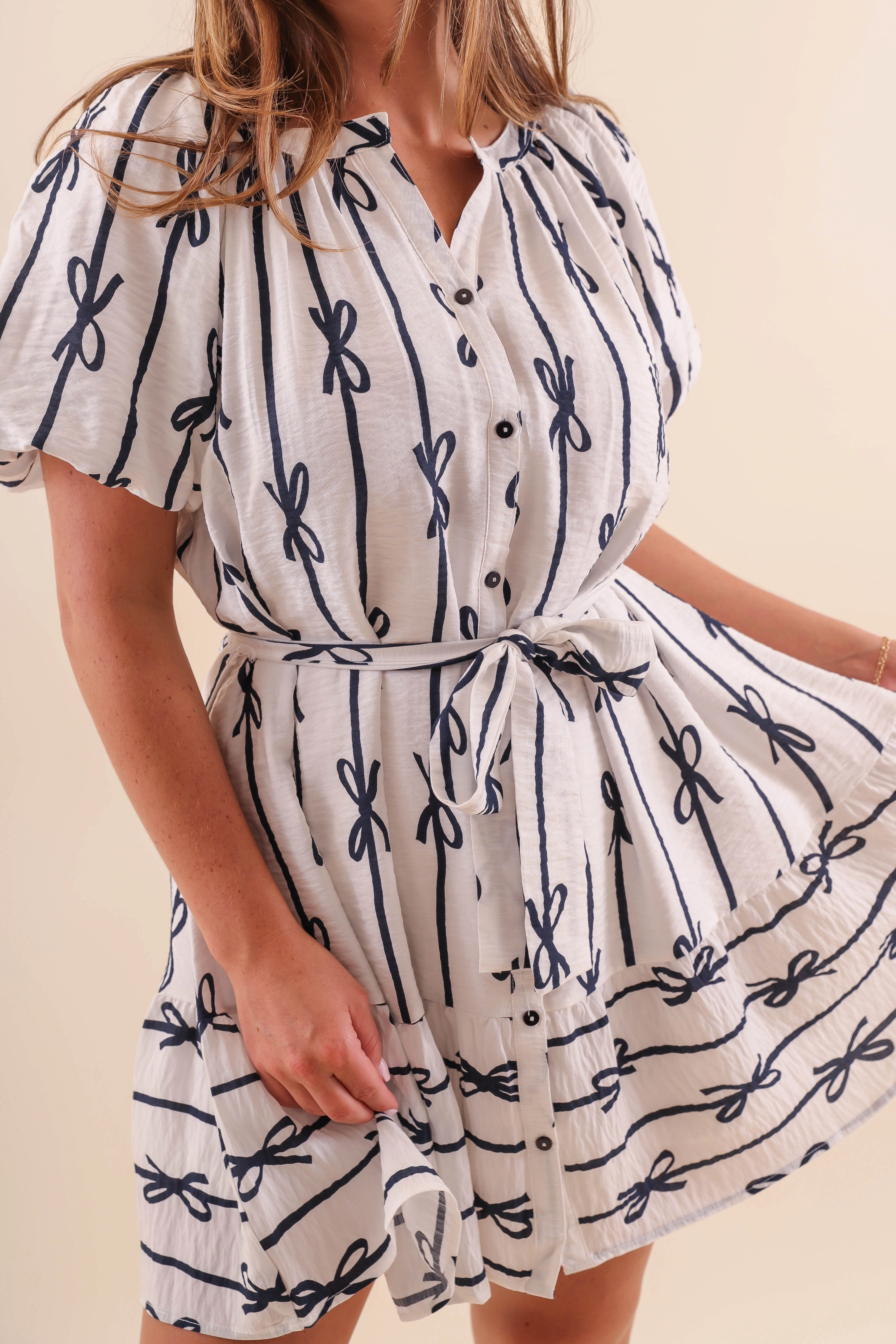RESTOCK: Little Miss Prep Dress Trend Detail Occasion Wear