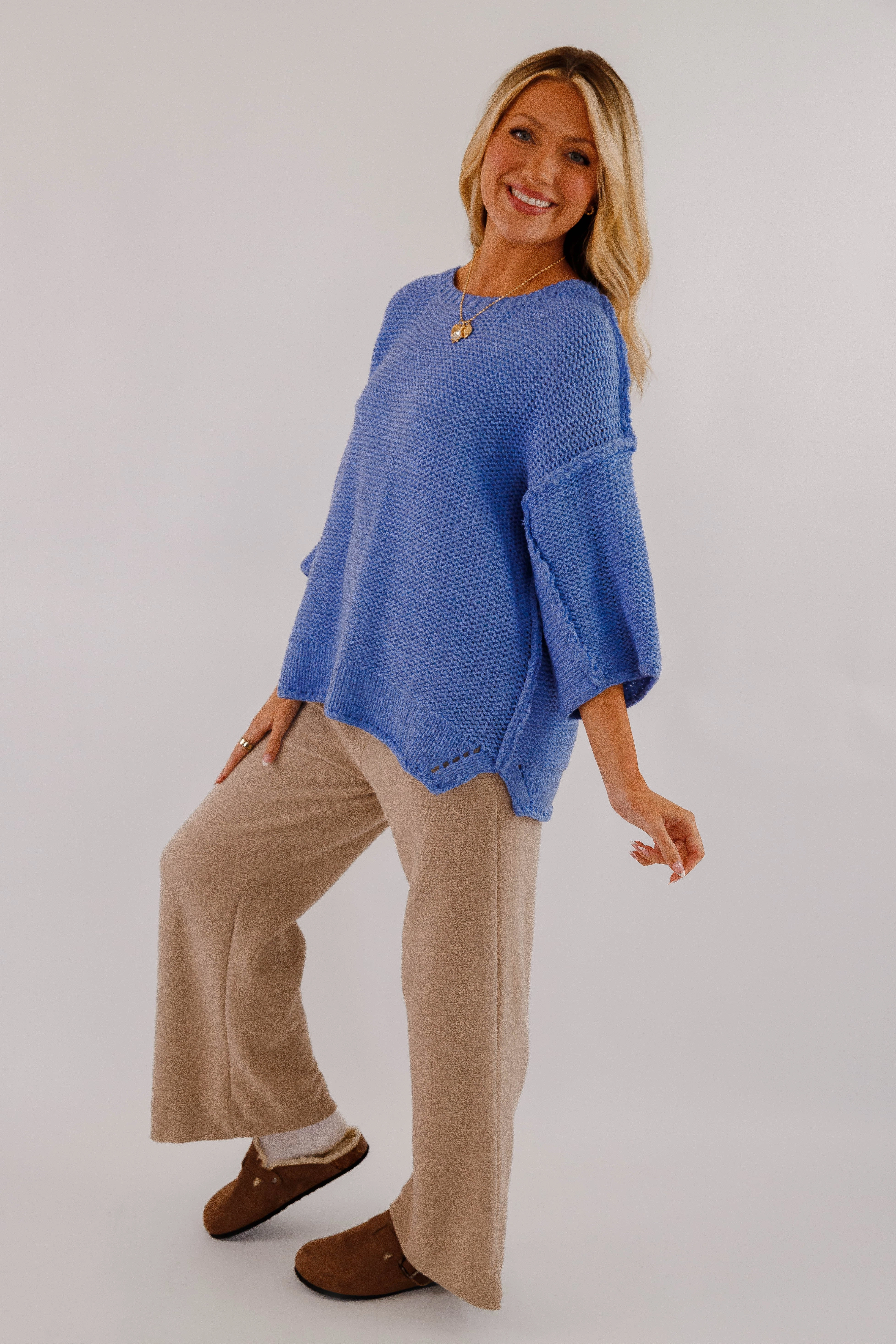 Bi Stretch Fabric Frequent Flyer Lounge Pants-Taupe