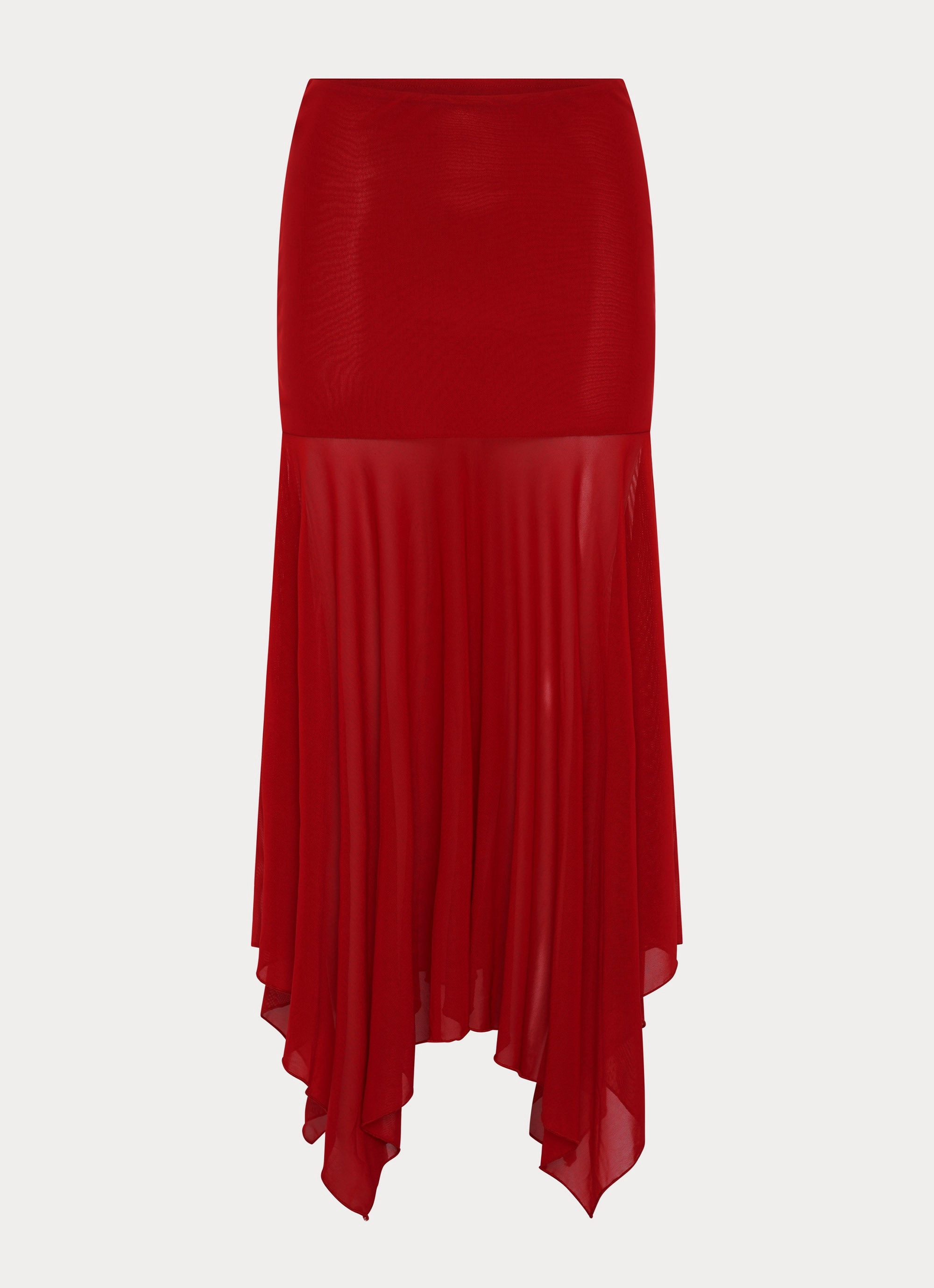 Stylish Look Dionne Maxi Skirt - Red