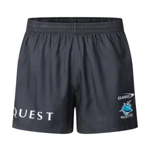 Cronulla Sharks 2025 Men's Performance Gym Shorts NRL Rugby League by Classic