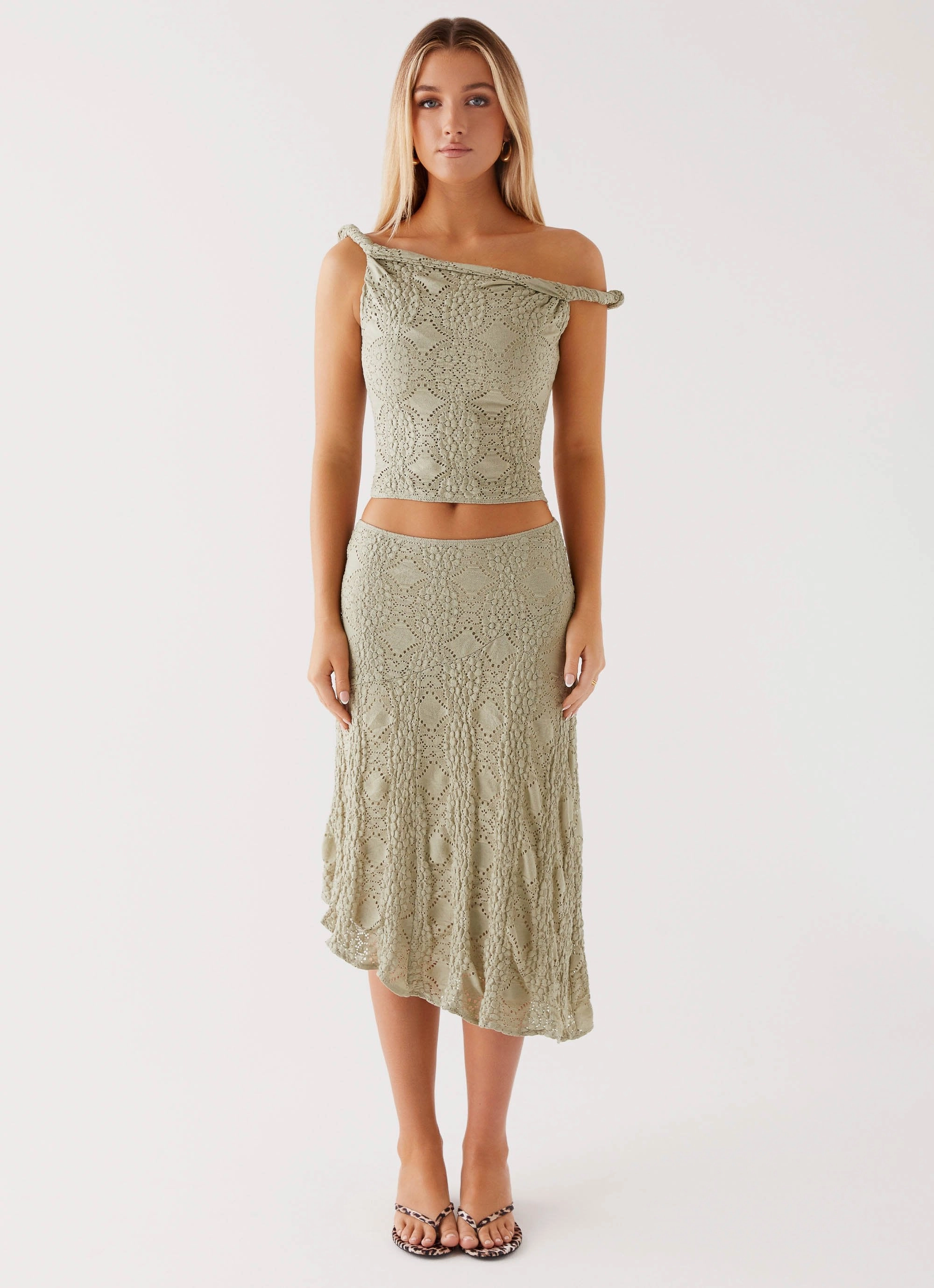 All-Purpose Diamond Sky Top - Sage