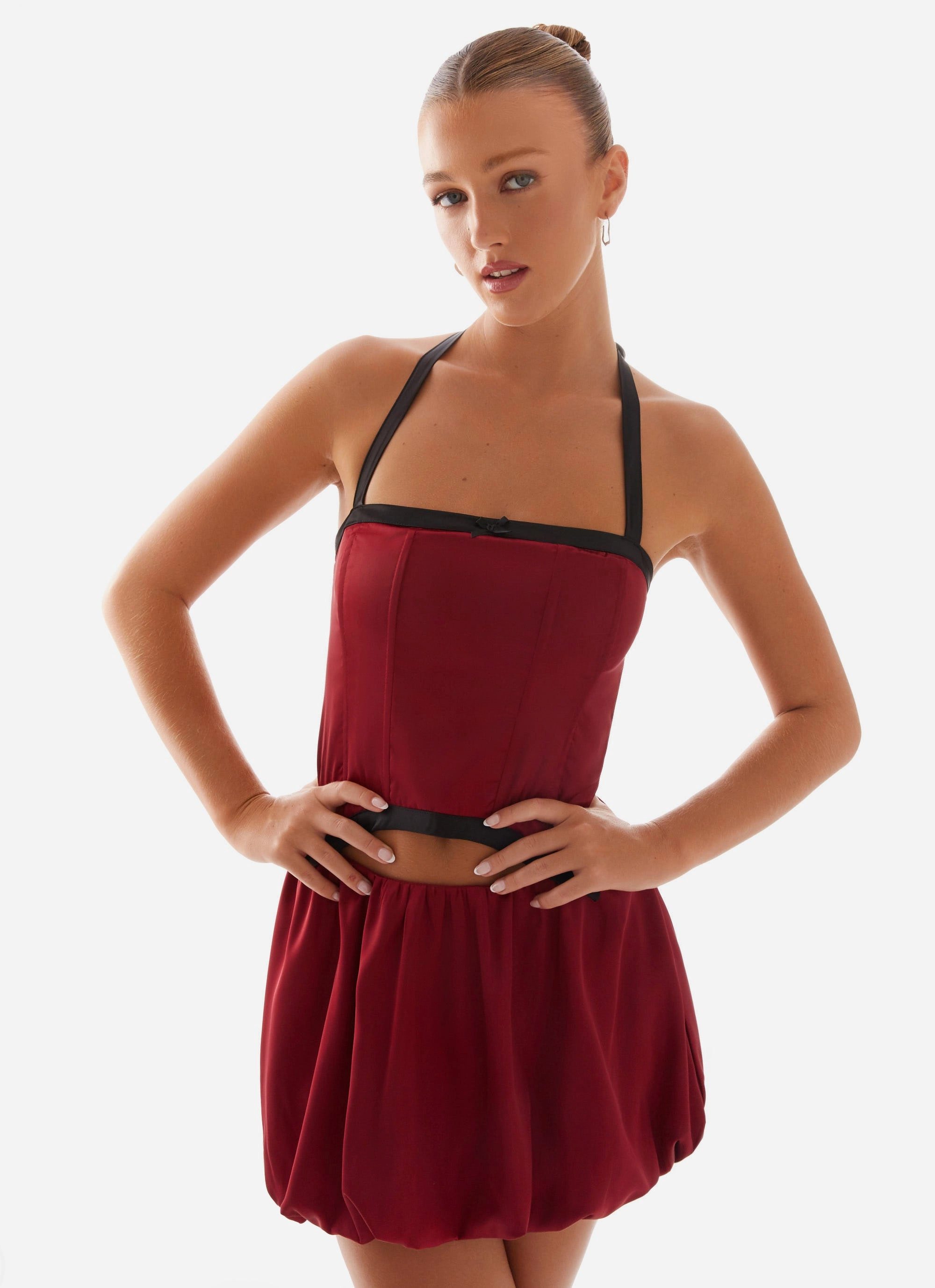 Pacific Mini Dress - Red Villa Mood