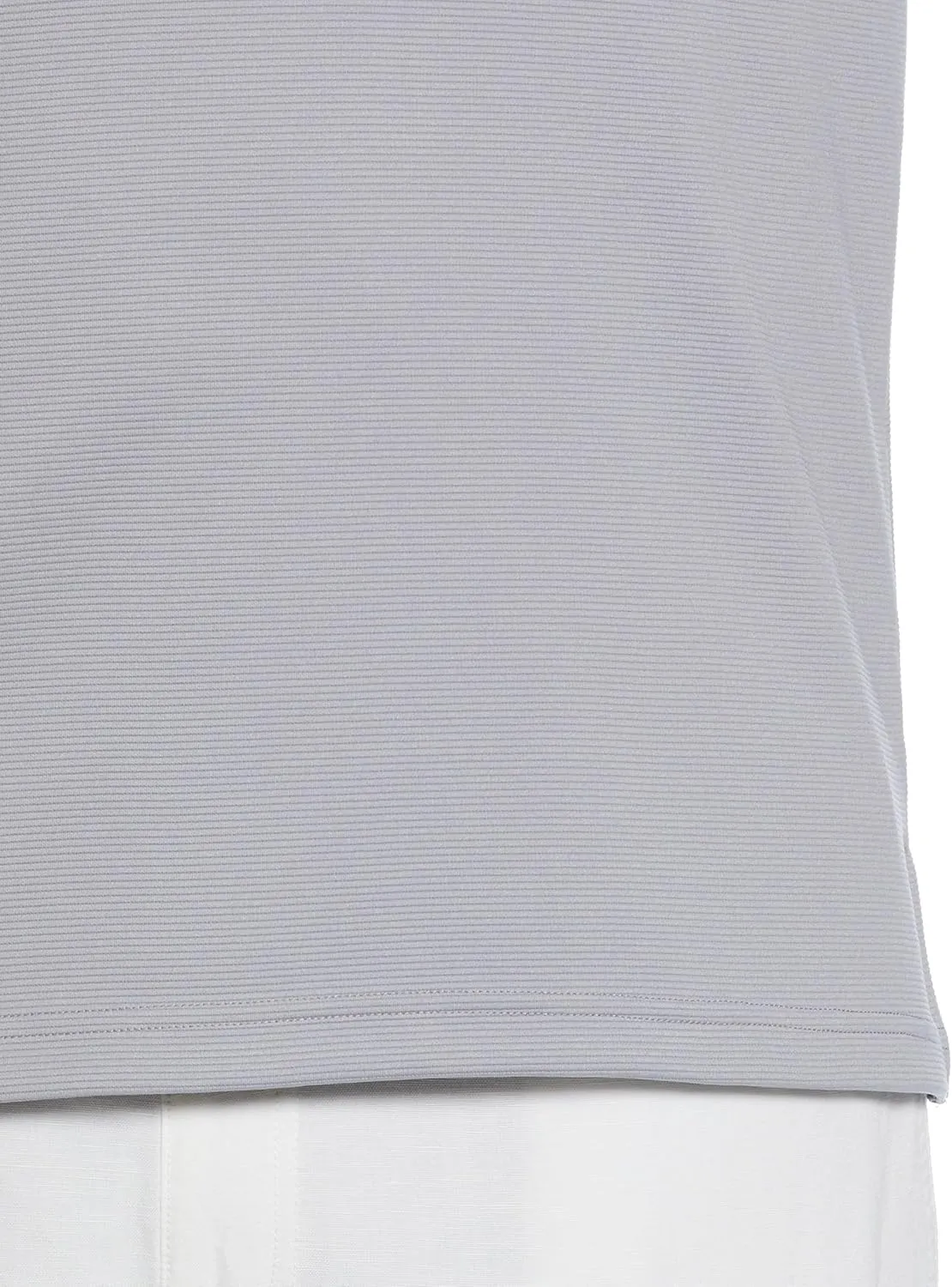 Cubavera mens Essential Textured Performance Polo Shirt, Moisture-wicking Technology