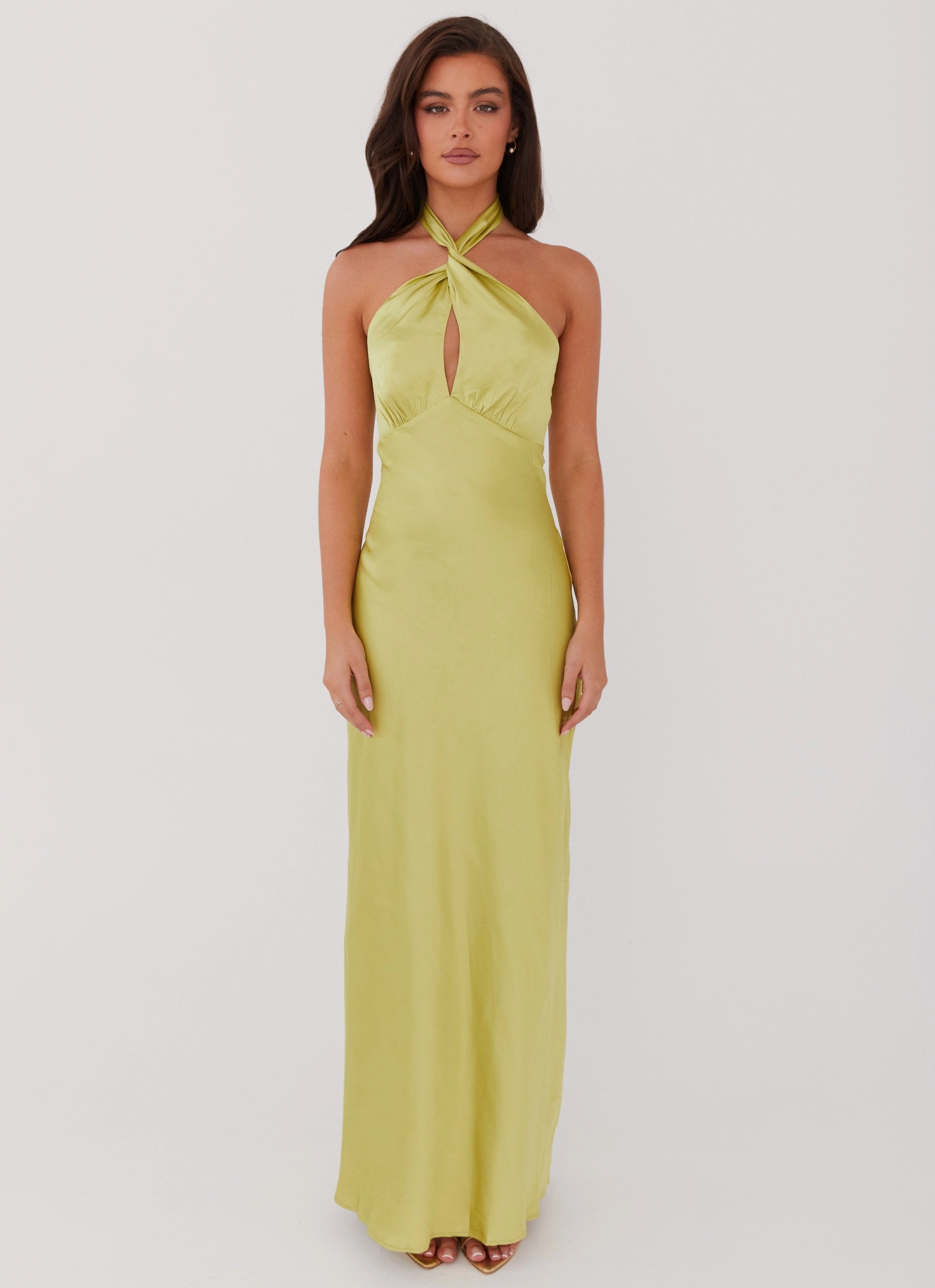 Casual Edge Elowen Maxi Dress - Chartreuse