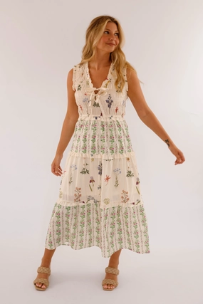 Calm Flow Walk The Estate Grounds Midi Dress
