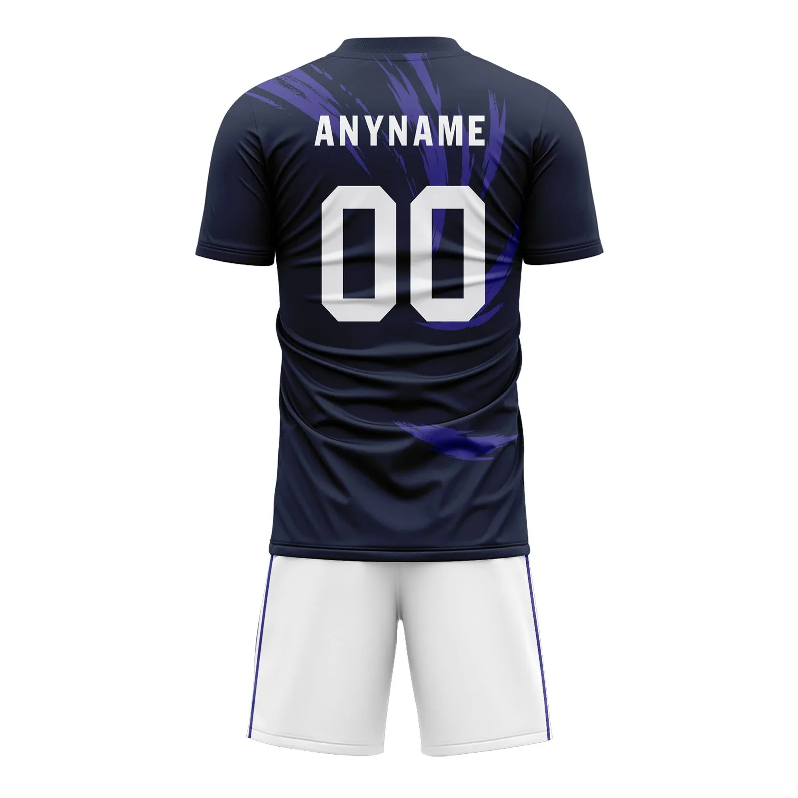 Custom Blue Purple Soccer Sets Jersey Personalized SCJ101-D28017