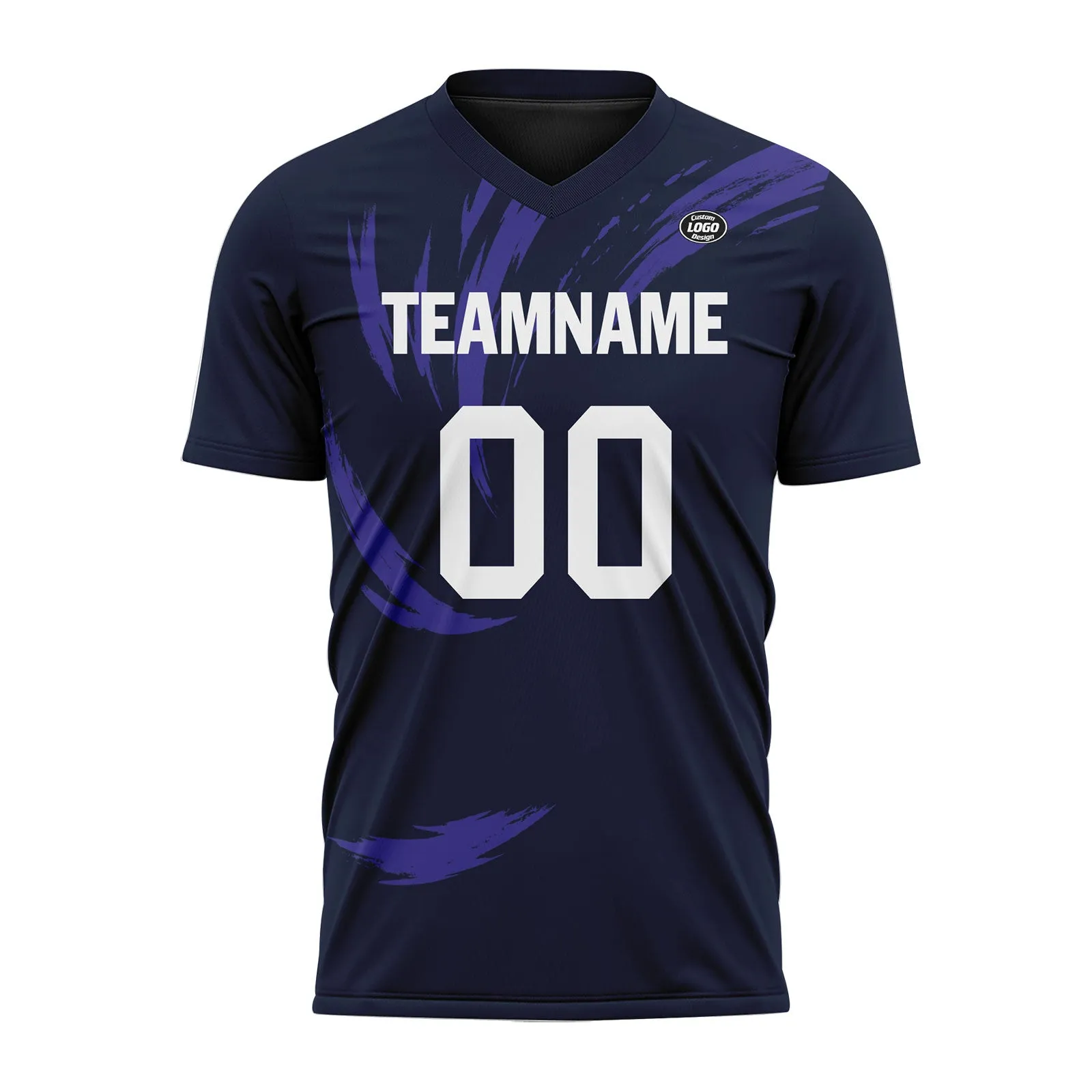 Custom Blue Purple Soccer Sets Jersey Personalized SCJ101-D28017