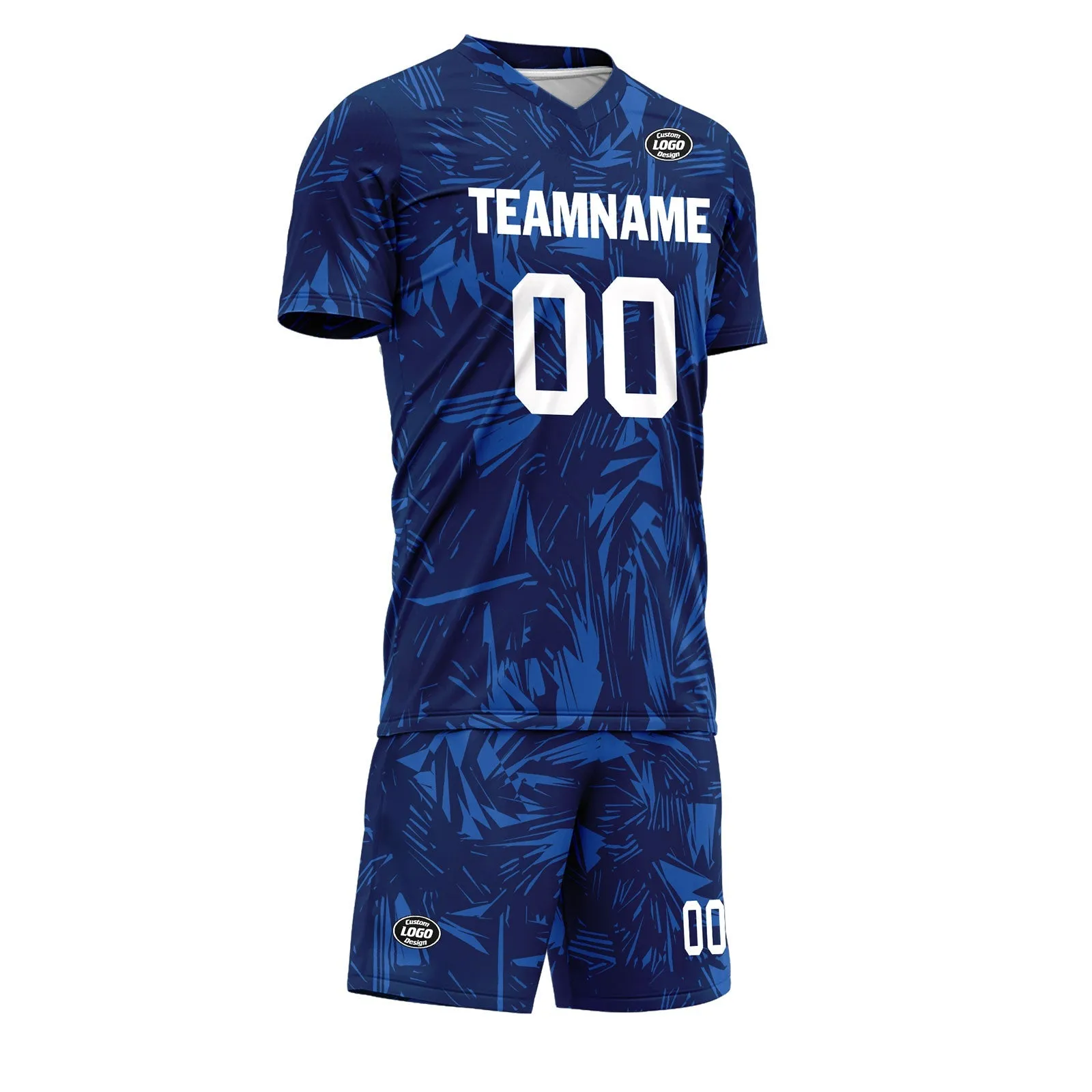Custom Blue Soccer Sets Jersey Personalized SCJ101-D28012