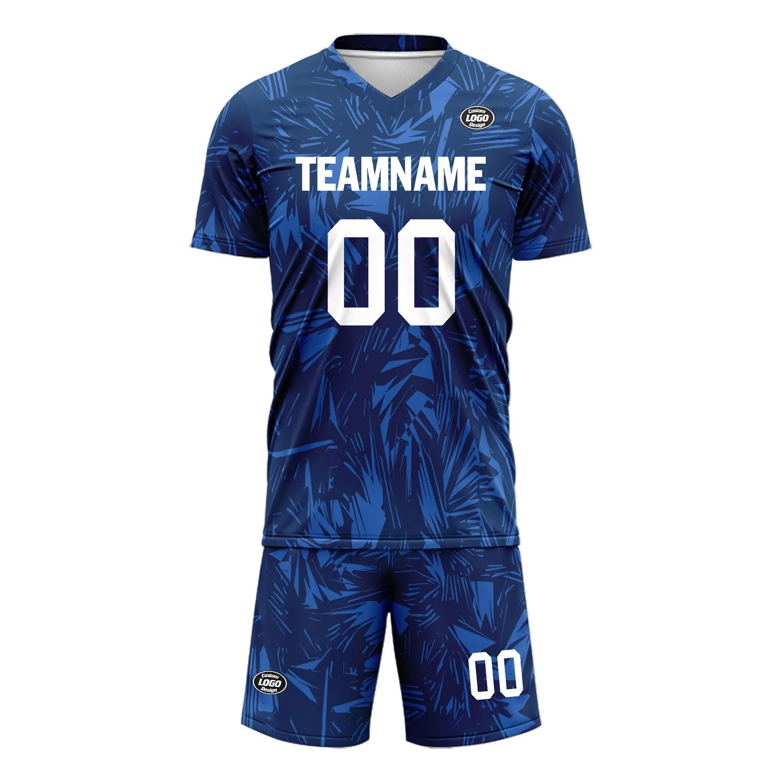 Custom Blue Soccer Sets Jersey Personalized SCJ101-D28012
