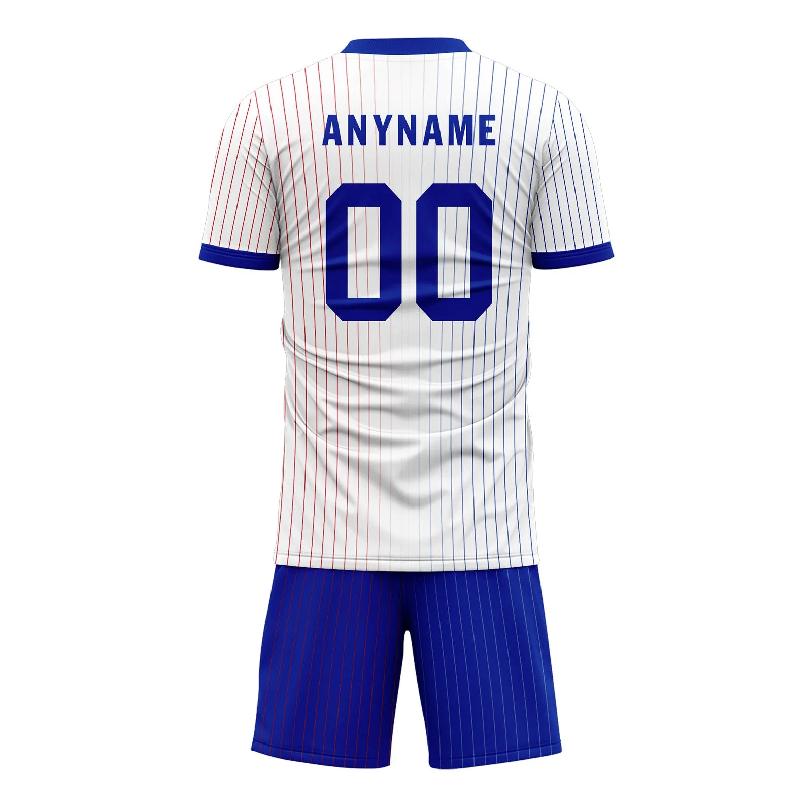 Custom France White Blue Soccer Sets Jersey Personalized SCJ101-D06141