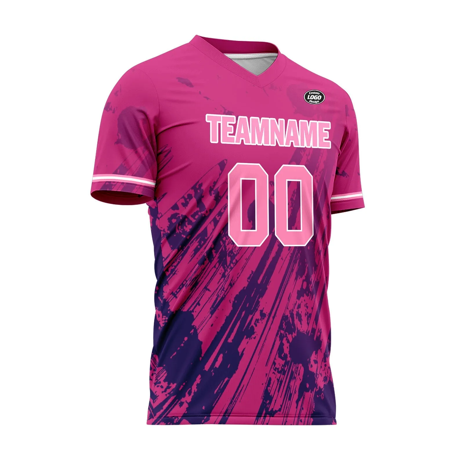 Custom Pink Soccer Sets Jersey Personalized SCJ101-D28034
