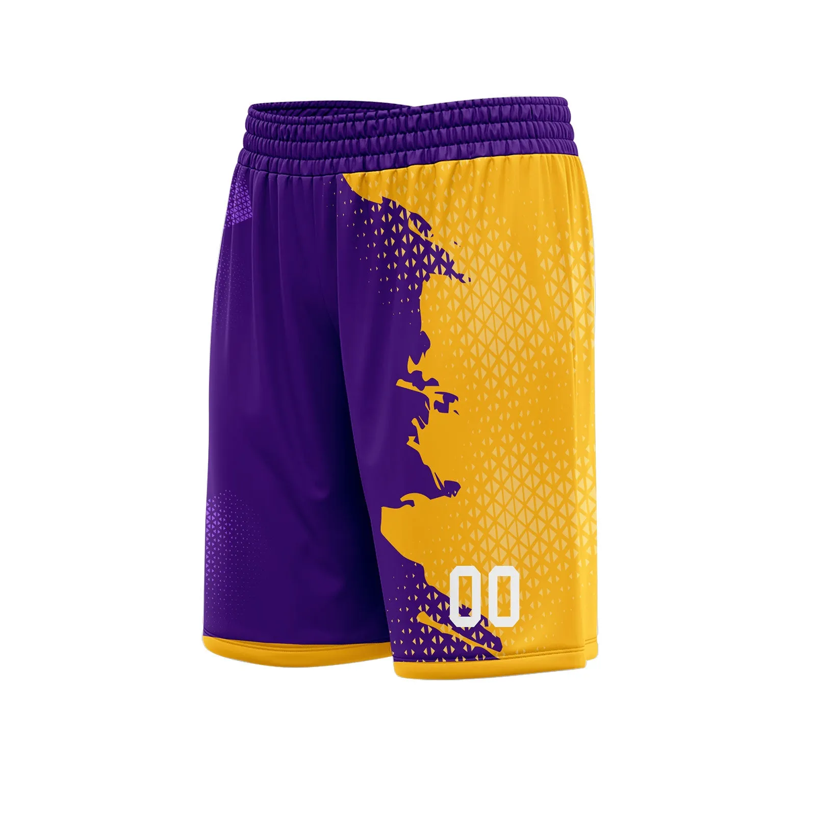Custom Purple Yellow Soccer Sets Jersey Personalized SCJ101-D020210-10