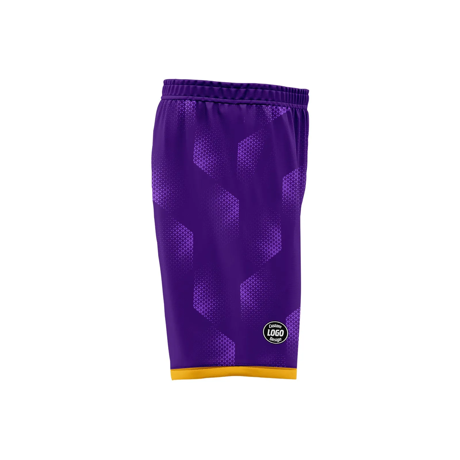 Custom Purple Yellow Soccer Sets Jersey Personalized SCJ101-D020210-10