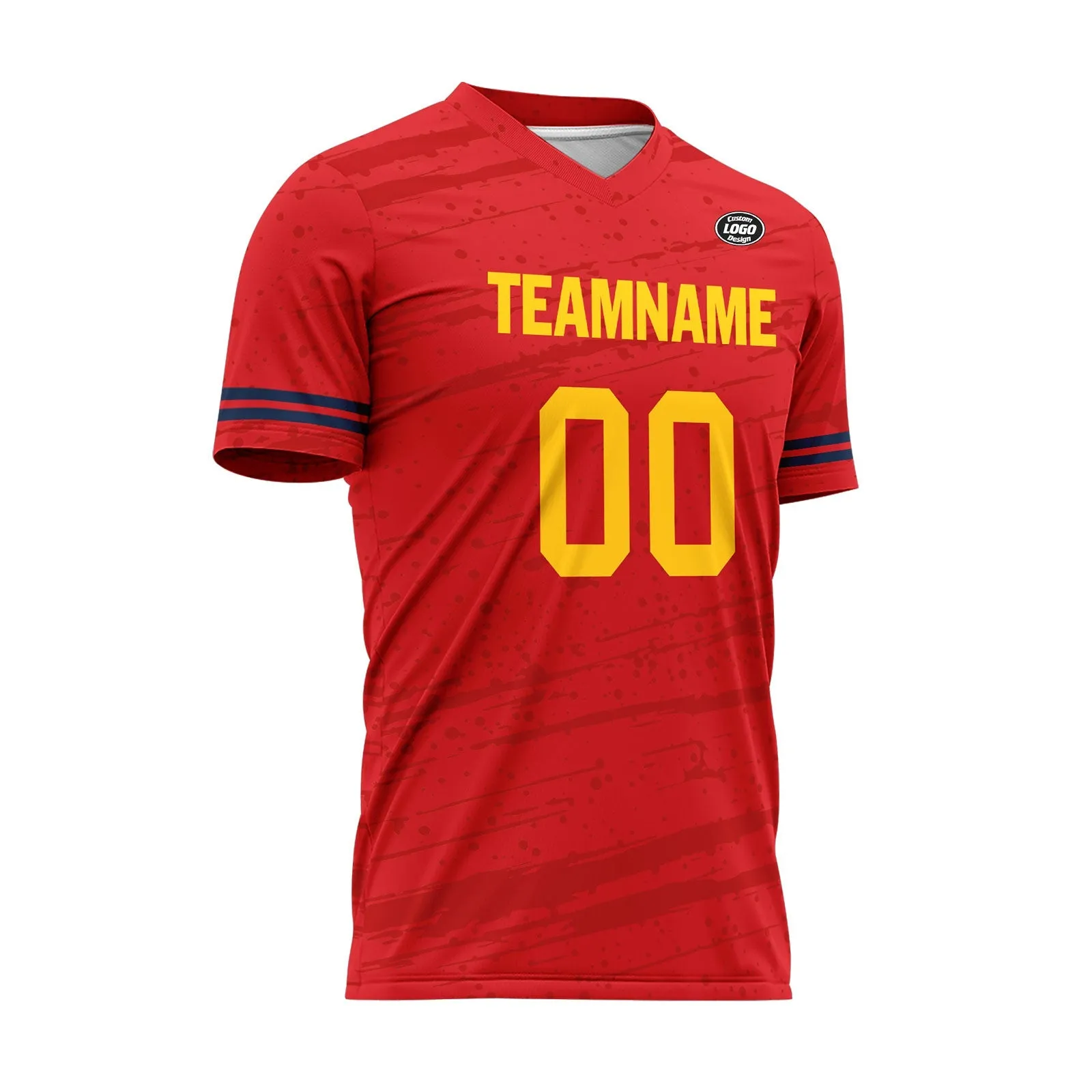 Custom Red Soccer Sets Jersey Personalized SCJ101-D28021