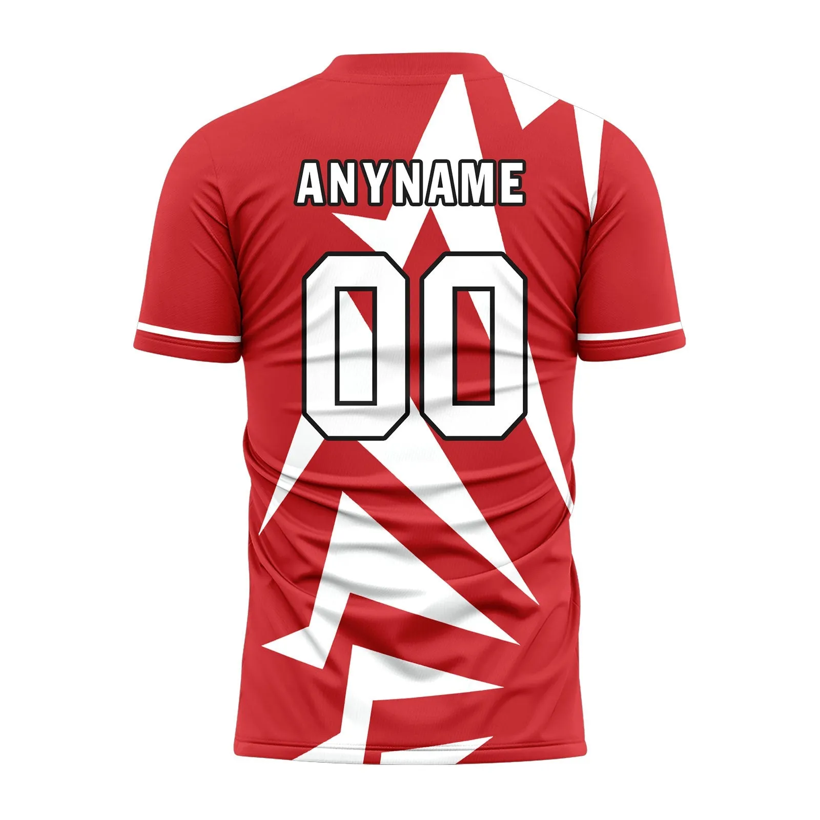 Custom Red White Soccer Sets Jersey Personalized SCJ101-D28022