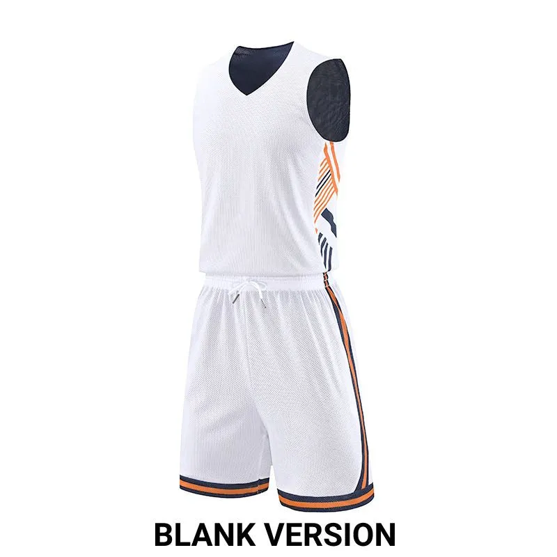 Custom Reversible Mesh Basketball Jerseys with Numbers