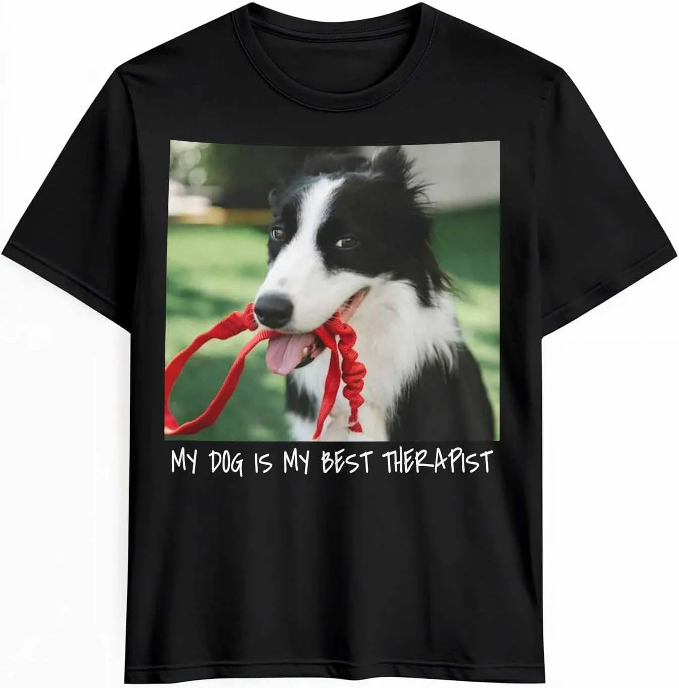 Custom T Shirts with Photo/Text for Men/Women, Unisex Cotton Crewneck Customize Personalized Tee Shirts