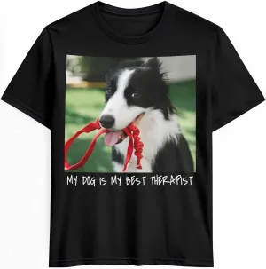 Custom T Shirts with Photo/Text for Men/Women, Unisex Cotton Crewneck Customize Personalized Tee Shirts