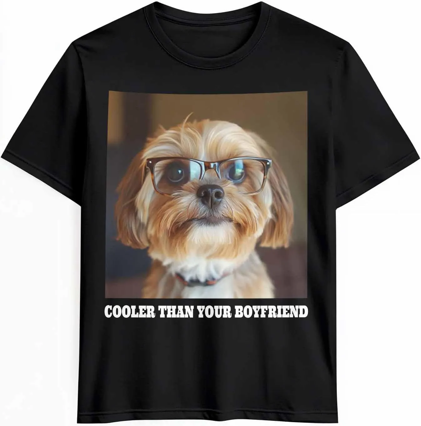 Custom T Shirts with Photo/Text for Men/Women, Unisex Cotton Crewneck Customize Personalized Tee Shirts